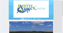 Desktop Screenshot of fayetteaquaticcenter.com